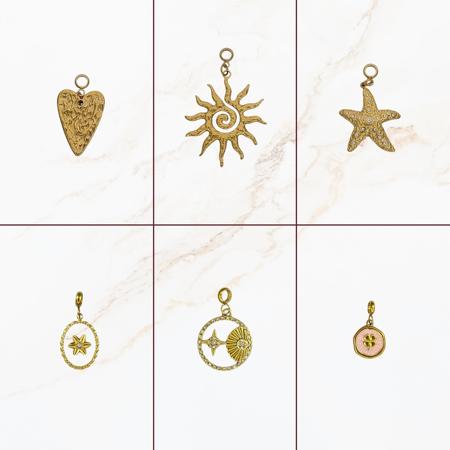 Collectie bedels voor sieraden