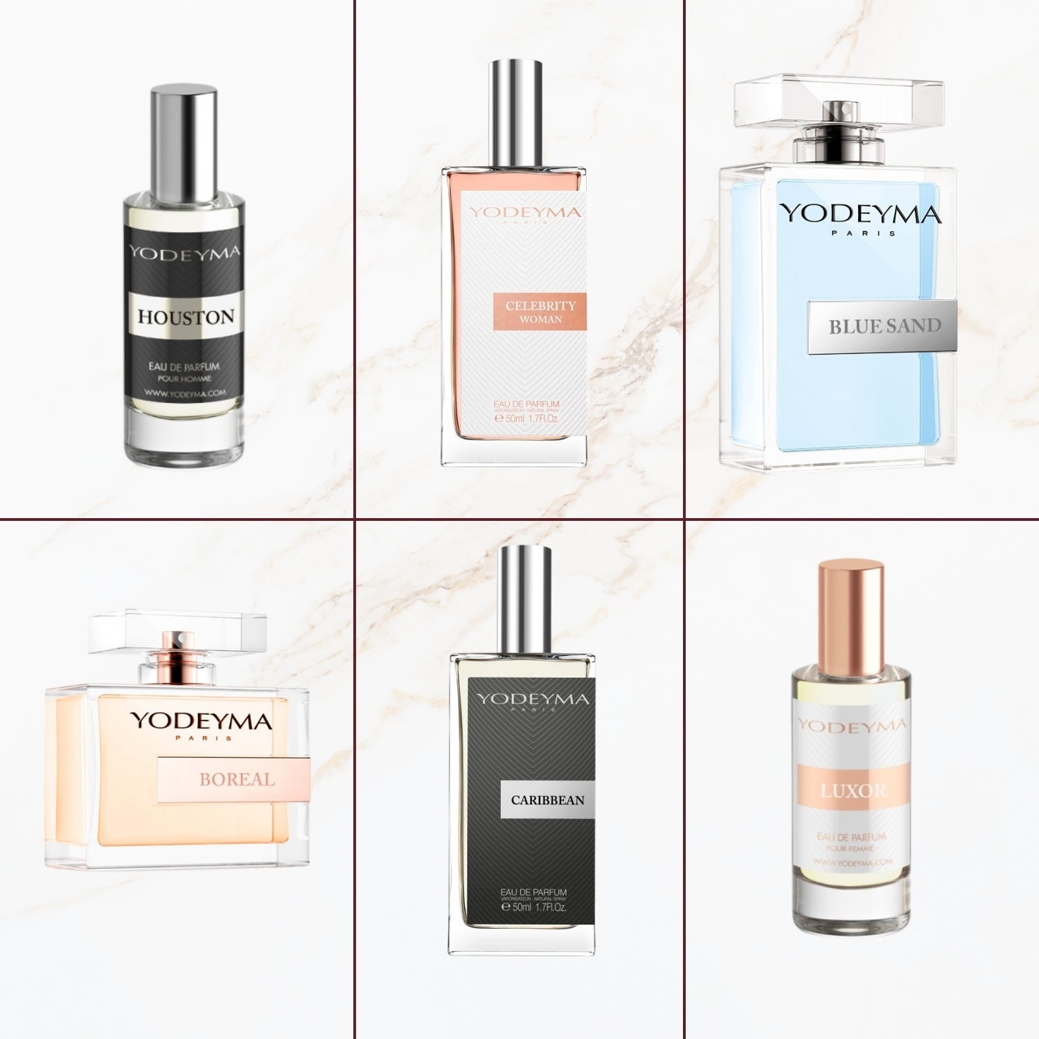 Bestsellers parfum voor mannen en vrouwen in verschillende geuren