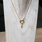 Seyso pendal stainless steel bedeltje in kegelvorm uit Design Your Own collectie