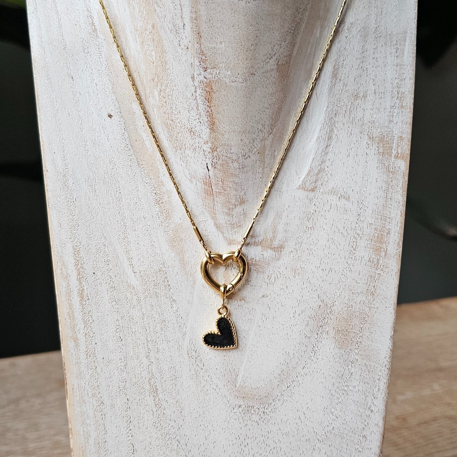 Seyso hartvormig stainless steel bedeltje uit Design Your Own collectie