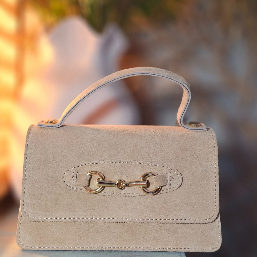 Bag Beige Suede - Tas