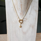 Seyso sea star stainless steel bedeltje uit Design Your Own collectie