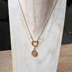 Seyso sea shell stainless steel bedeltje uit Design Your Own collectie
