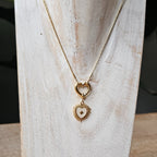 Seyso star heart stainless steel bedeltje uit Design Your Own collectie