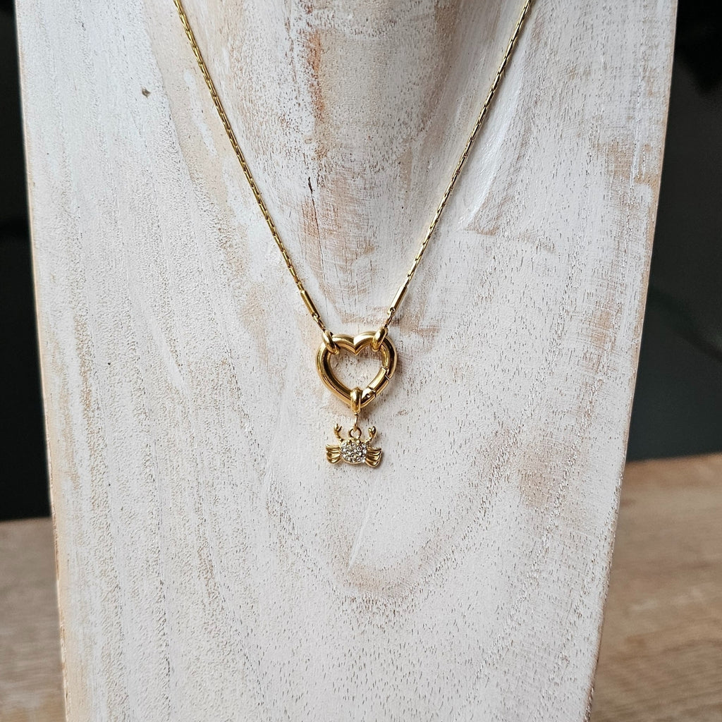Seyso crab stainless steel bedeltje uit Design Your Own collectie