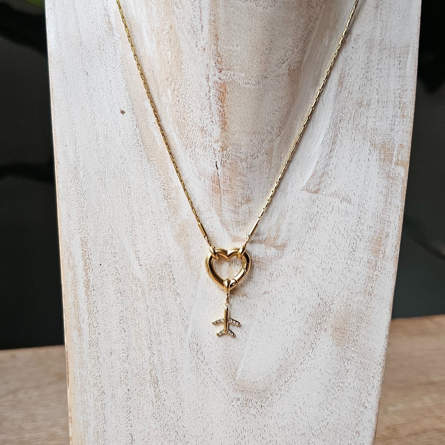 Seyso plane stainless steel bedeltje uit Design Your Own collectie