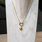 Seyso harten ster stainless steel bedeltje uit Design Your Own collectie
