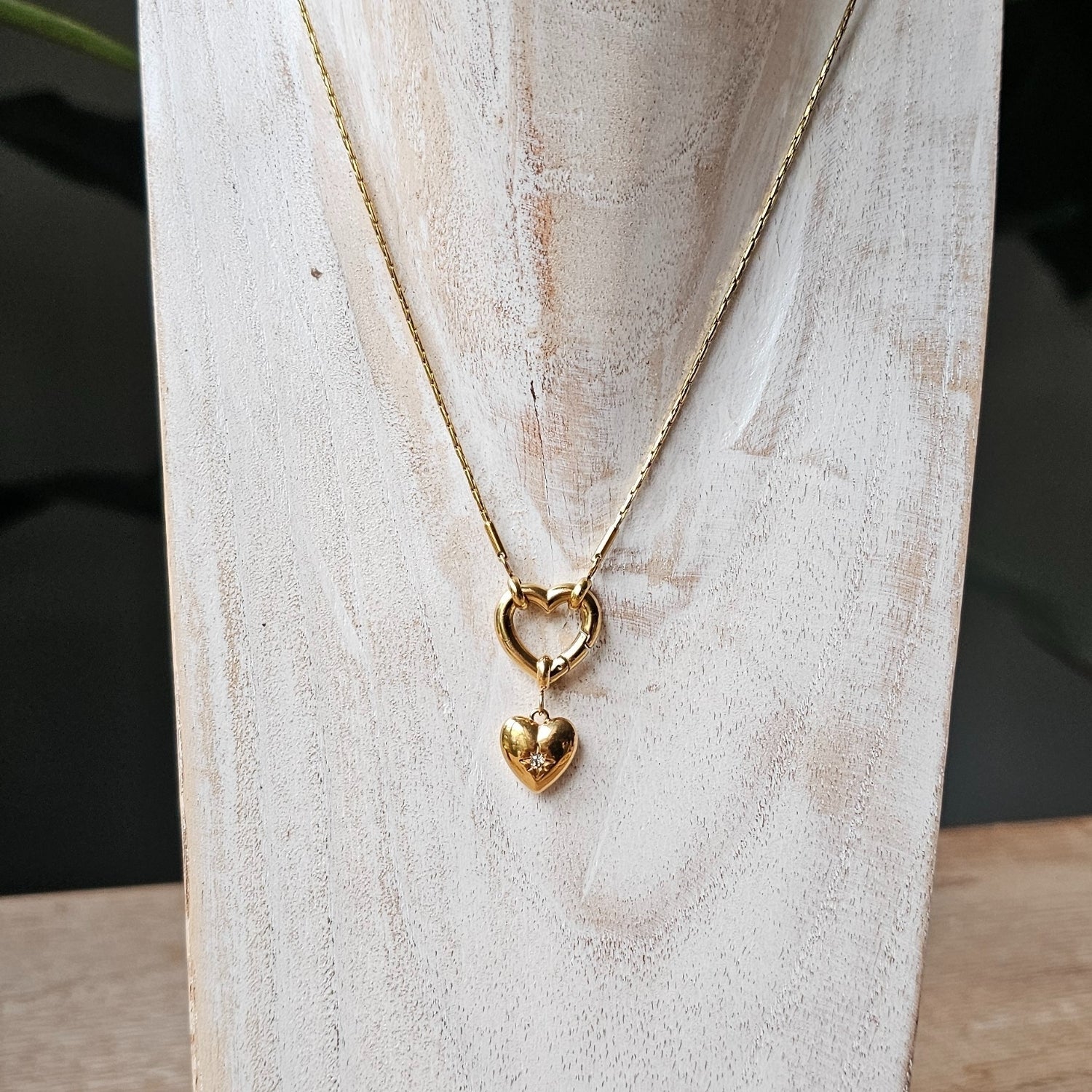 Seyso harten ster stainless steel bedeltje uit Design Your Own collectie