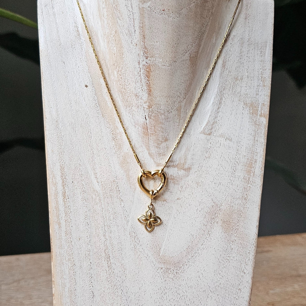 Seyso Clover Ster stainless steel bedeltje uit Design Your Own collectie