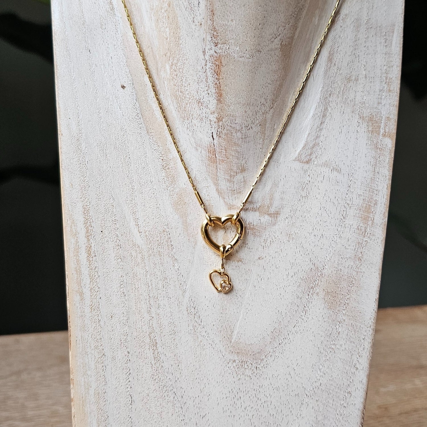 Seyso hart met hart stainless steel bedeltje uit Design Your Own collectie
