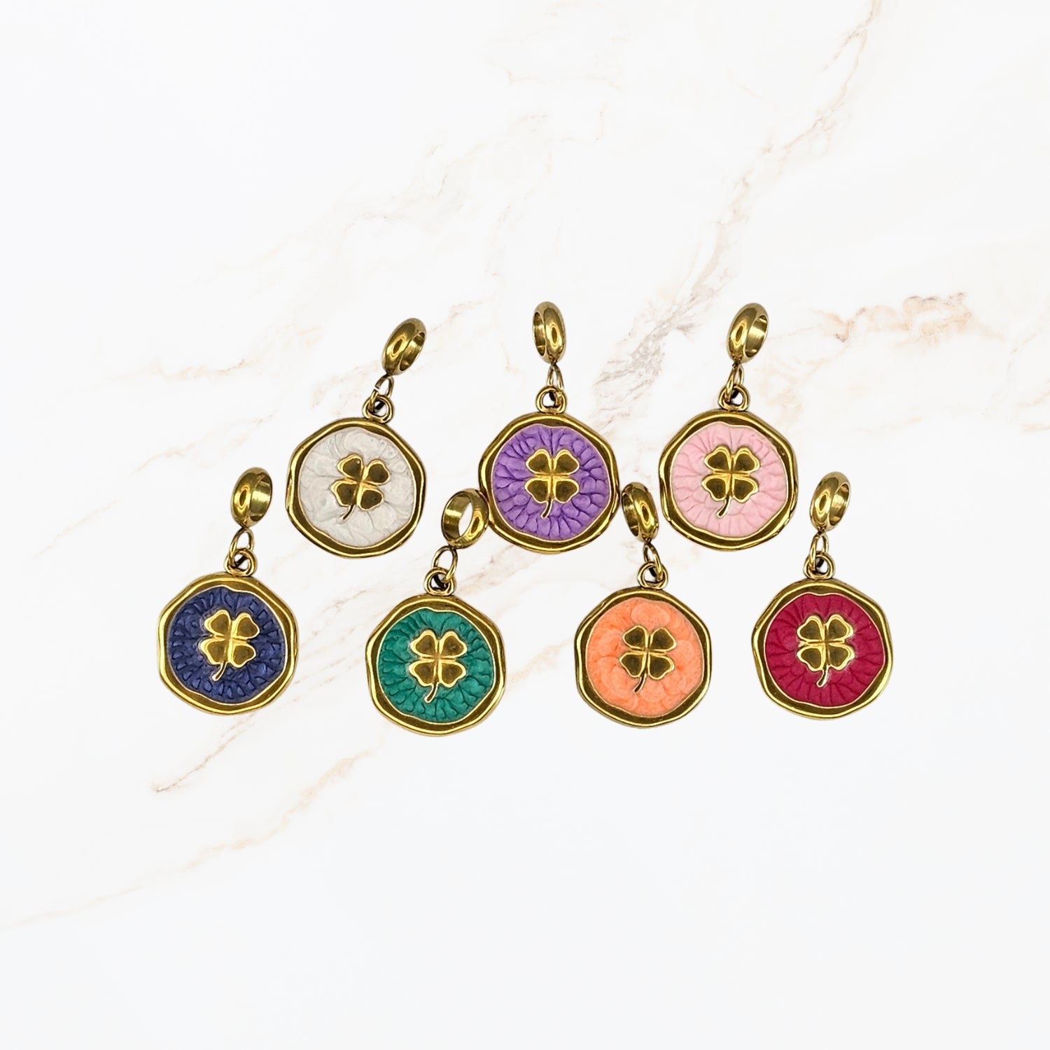 Glücksmünze Lila - Glücksbringer