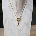Seyso gouden peper stainless steel bedeltje uit Design Your Own collectie