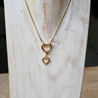 Seyso ring hart stainless steel bedeltje uit Design Your Own collectie