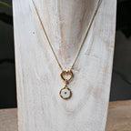 Seyso inner heart stainless steel bedeltje uit Design Your Own collectie