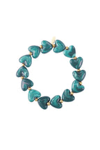 Elastische hartjes armband