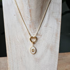 Seyso oval star stainless steel bedeltje uit Design Your Own collectie