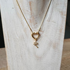 Seyso palm tree stainless steel bedeltje uit Design Your Own collectie