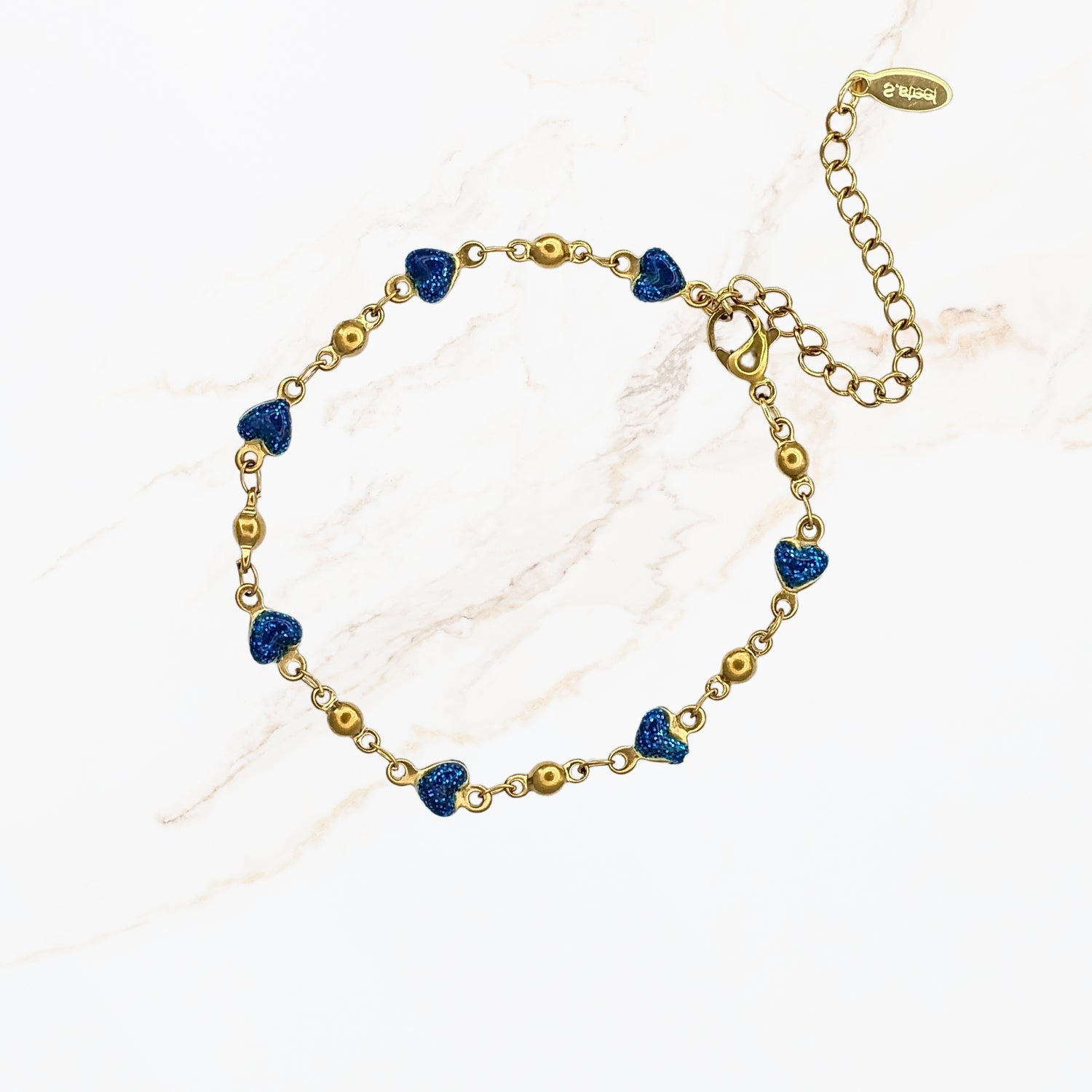 Blue Hearts – Armband