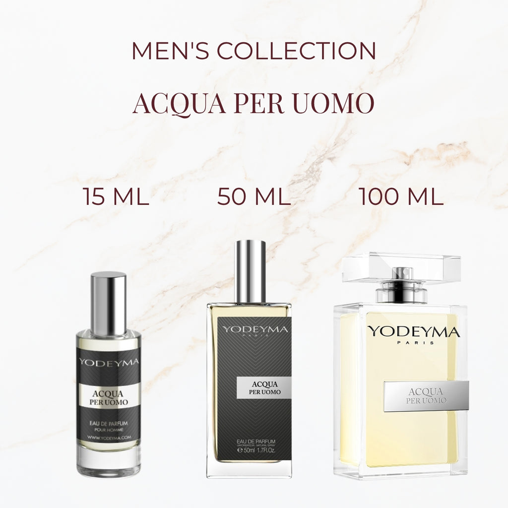 Seyso Yodeyma Aqua Per Uomo parfum bergamot aquatisch hout heren