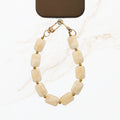 Blush creme kleurige telefookoord