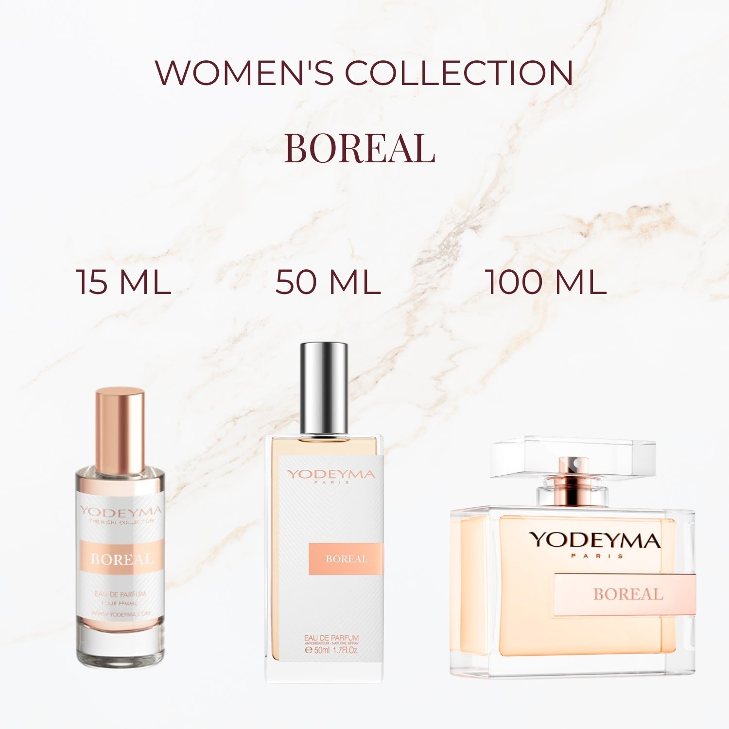 Seyso Yodeyma Boreal dames parfum luxe glazen flacon niche collectie geur