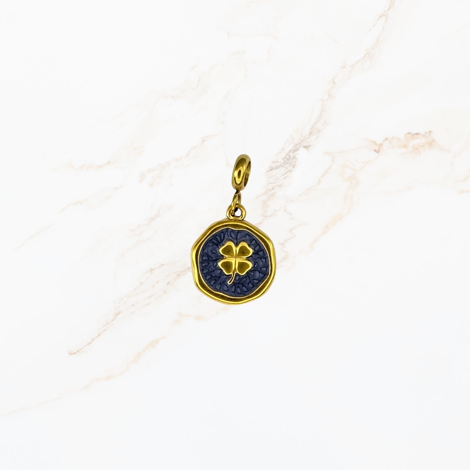 Blaue Glücksmünze – Glücksbringer