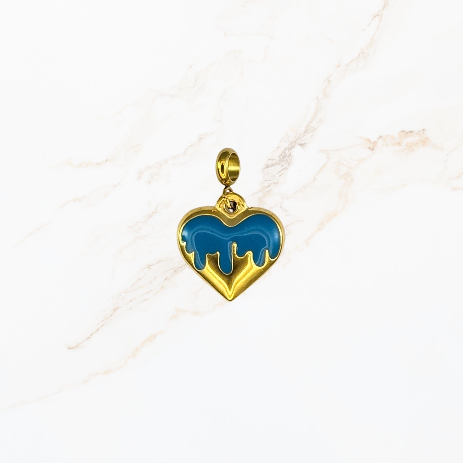 Drippy Blauwe Hart - Love Bedel