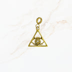 Seyso triangle oog stainless steel bedeltje uit Design Your Own collectie