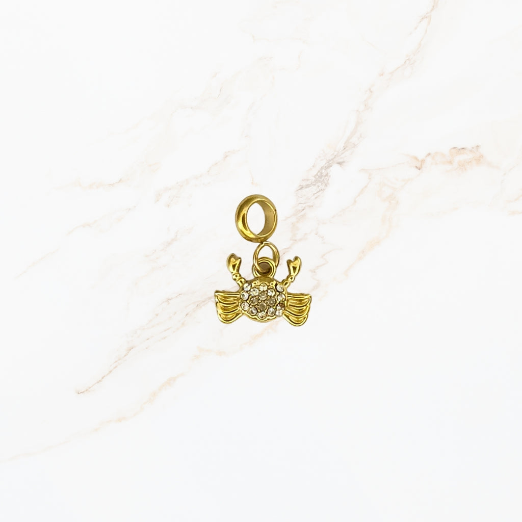 Seyso crab stainless steel bedeltje uit Design Your Own collectie