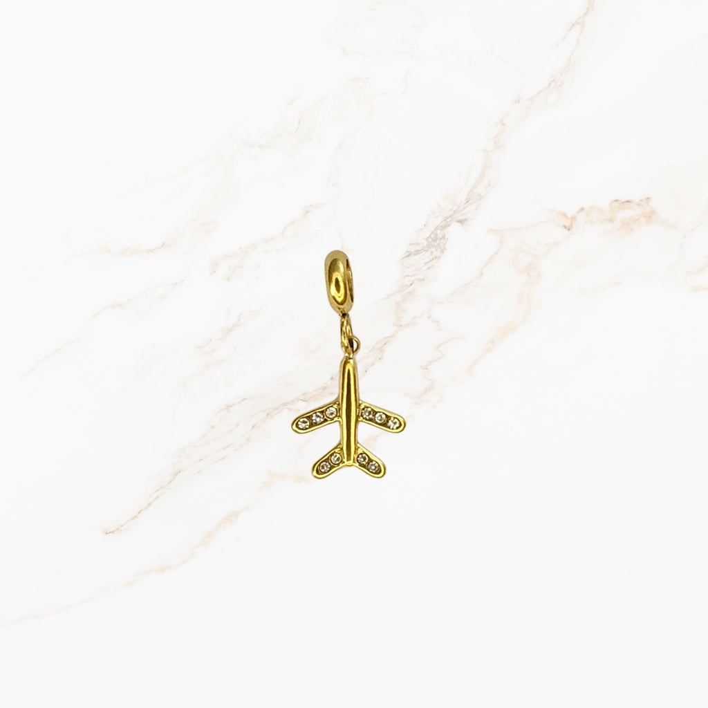 Seyso plane stainless steel bedeltje uit Design Your Own collectie