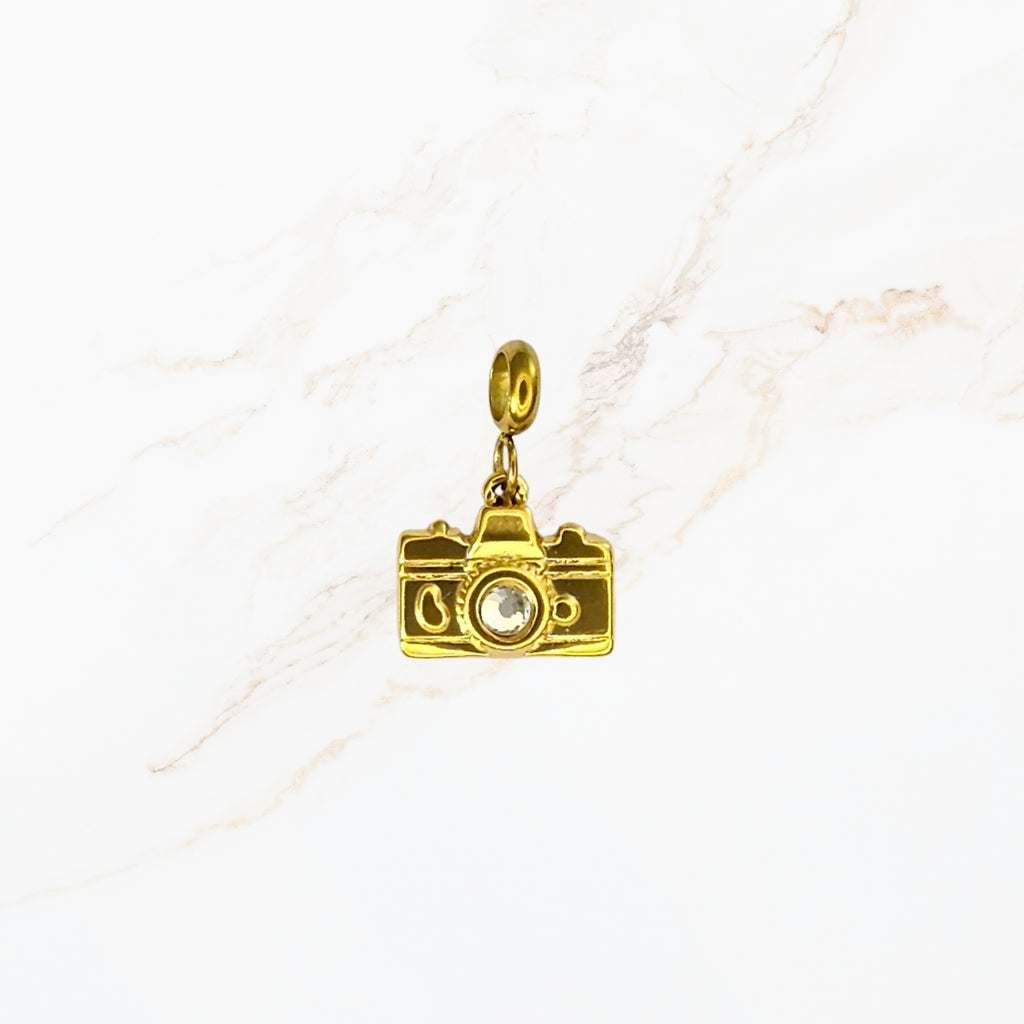Seyso camera stainless steel bedeltje uit Design Your Own collectie