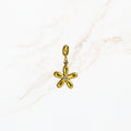 Seyso flower ster stainless steel bedeltje uit Design Your Own collectie