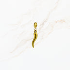 Seyso gouden peper stainless steel bedeltje uit Design Your Own collectie