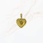 Seyso hart in een hart stainless steel bedeltje uit Design Your Own collectie