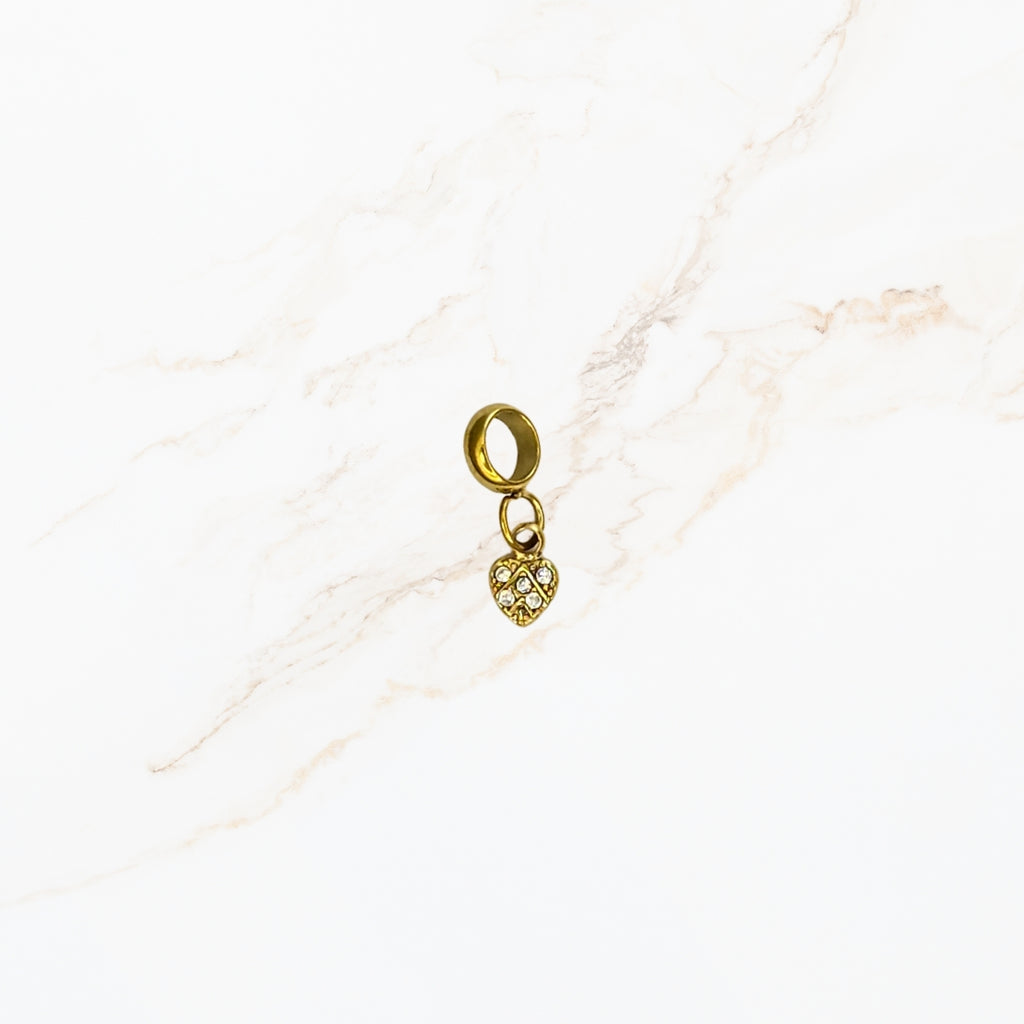 Seyso mini hartje stainless steel bedeltje uit Design Your Own collectie