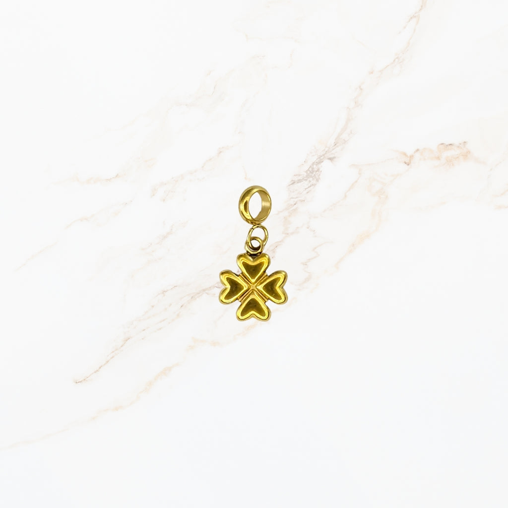 Seyso 4 mini hartjes stainless steel bedeltje uit Design Your Own collectie