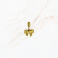Seyso gouden strik stainless steel bedeltje uit Design Your Own collectie