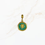 Lucky coin groen Charm