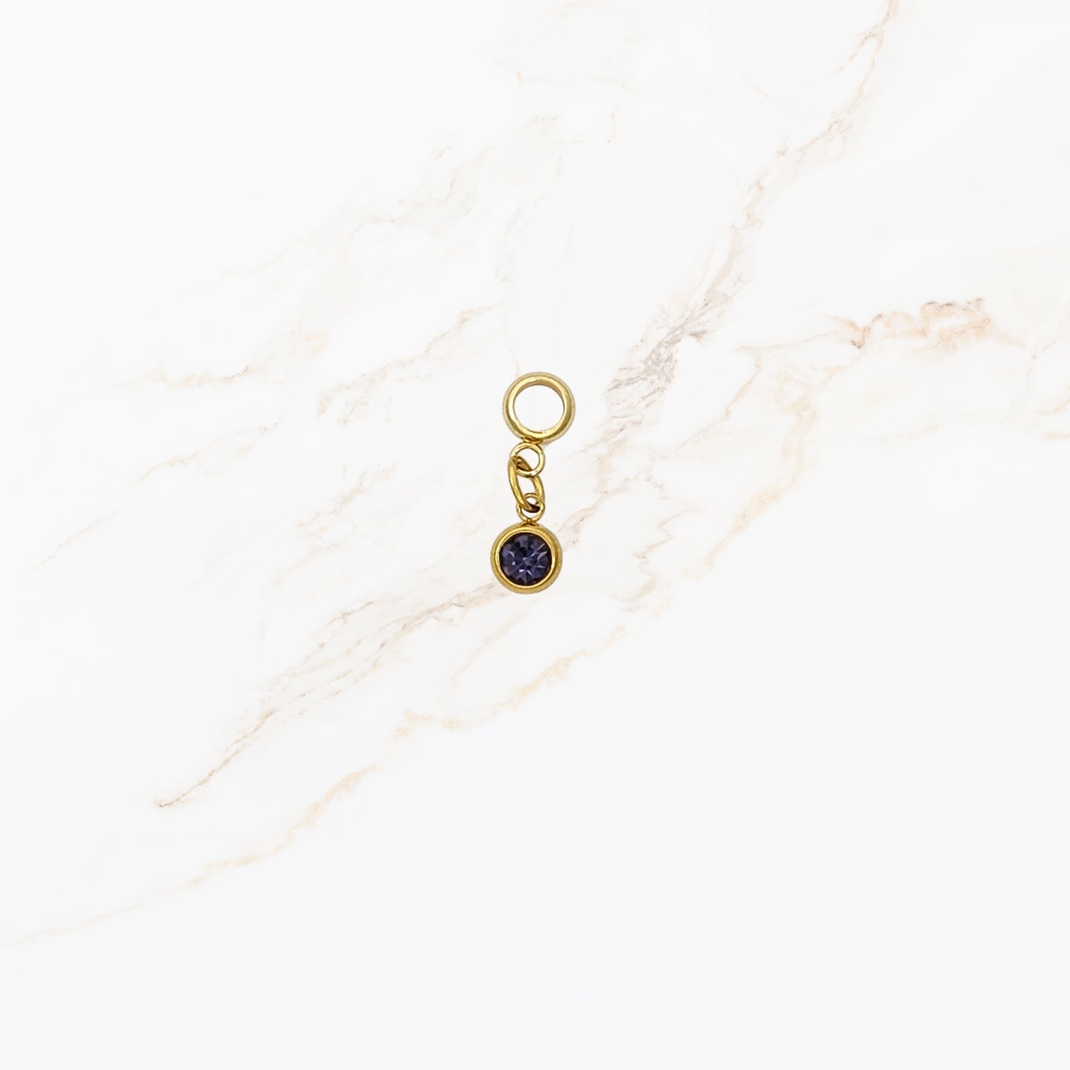 Seyso cirkel stainless steel bedeltje in meerdere kleuren uit Design Your Own collectie