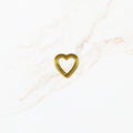Klein hart connector voor design your own kettingen van stainles steel 