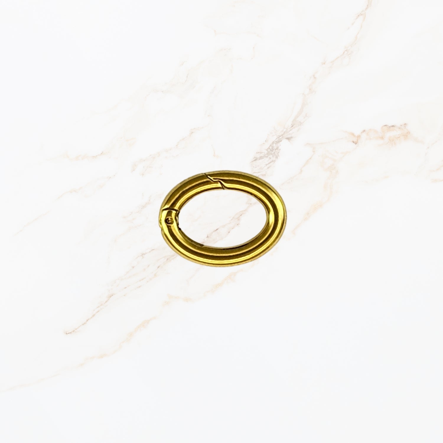 Ovale connector voor design your own kettingen van stainles steel 