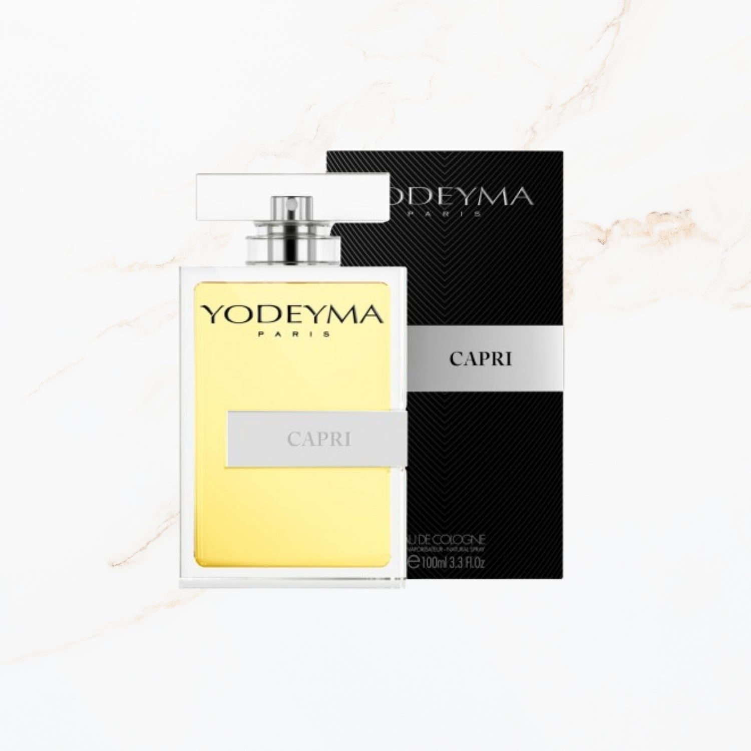 Seyso Yodeyma Capri parfum fles minimalistisch design