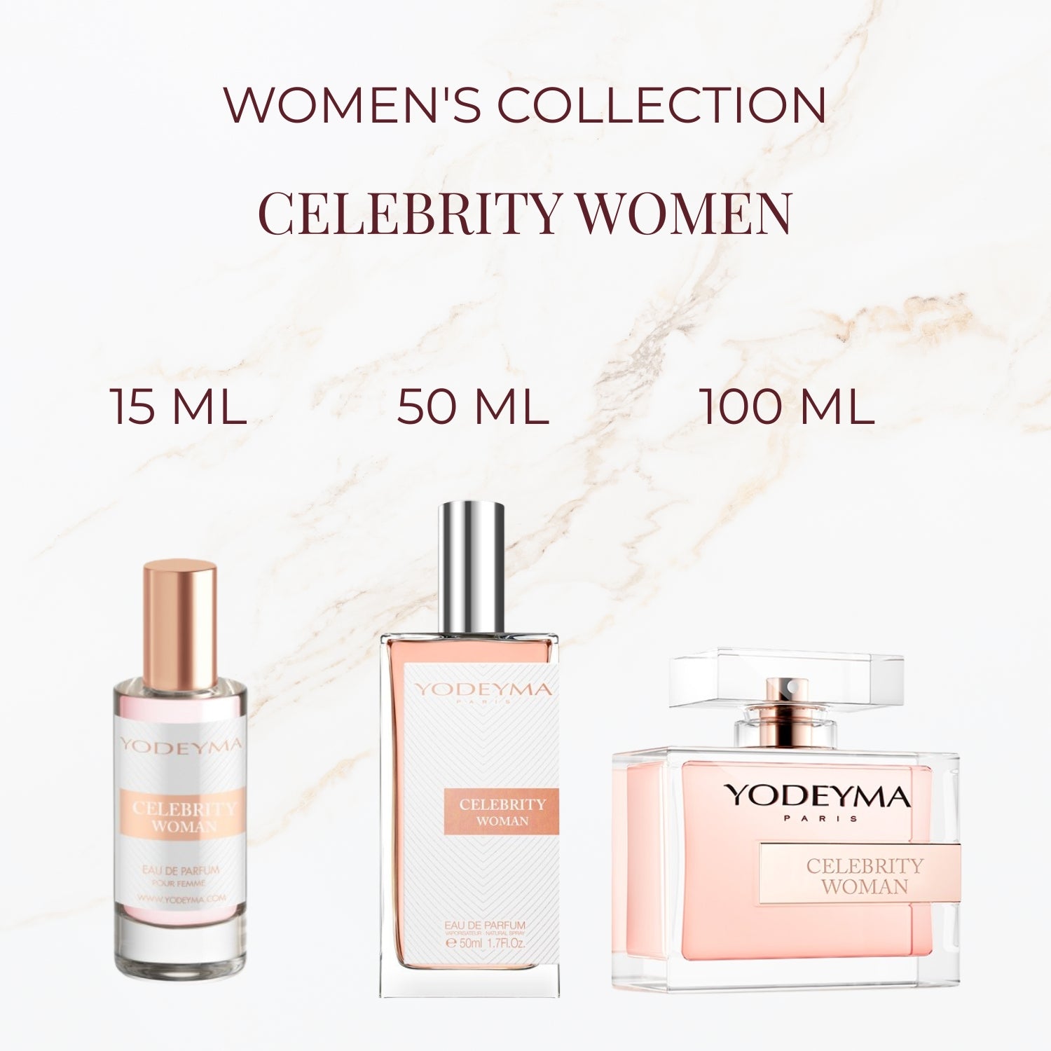 Seyso Yodeyma Celebrity Woman dames parfum elegante roze glazen flacon luxe geur