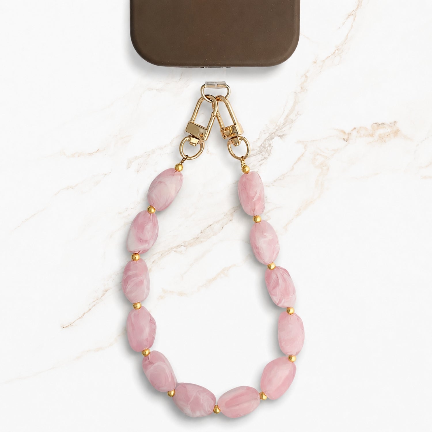 Chunky roze telefoonkoord