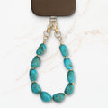 Chunky turquoise telefoonkoord