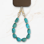 Chunky turquoise telefoonkoord