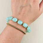 Groene kralen armband