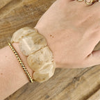 Crème beige kralen armband voor dames als stijlvol cadeau voor haar