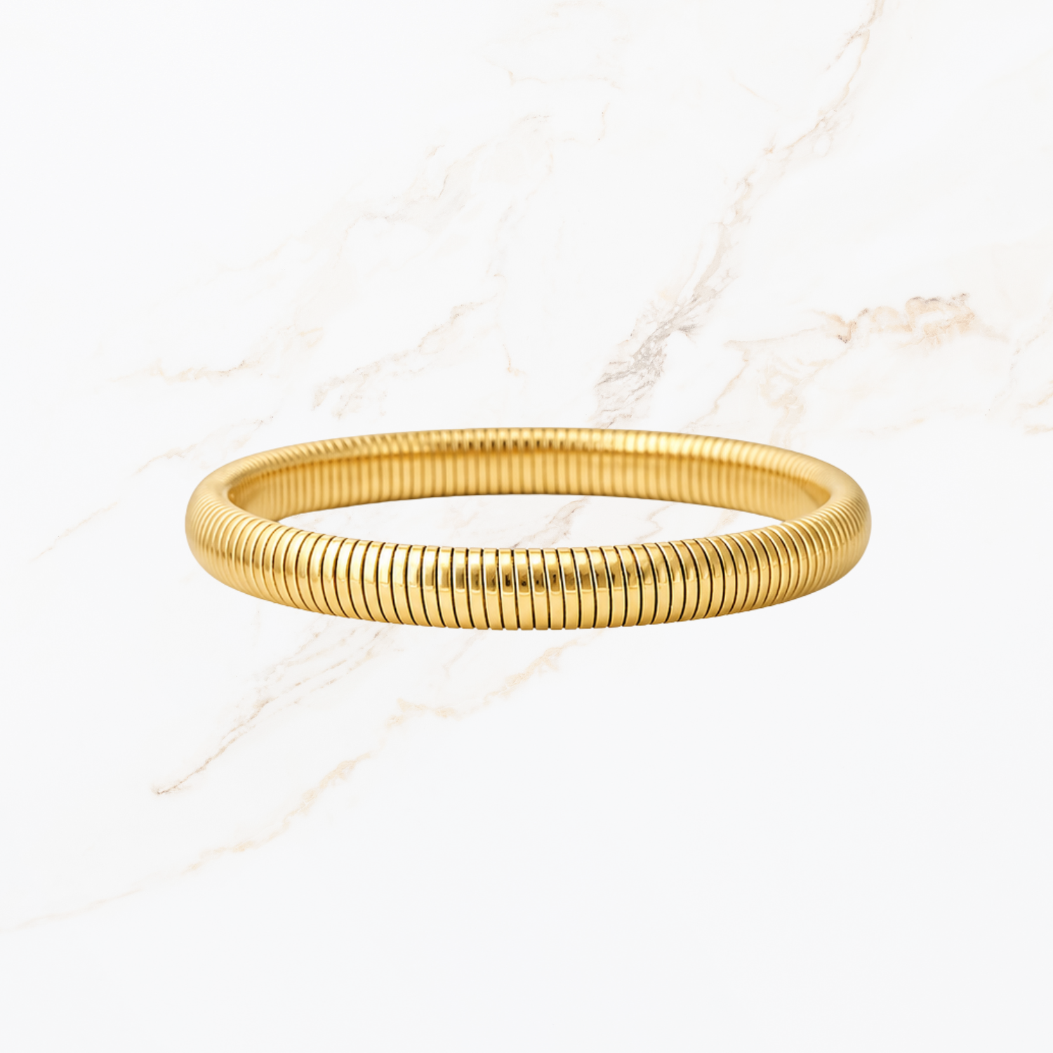 Elastische goudkleurige bangle