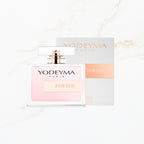 Seyso Yodeyma For You parfum dames zachte bloemige luxe geur verkrijgbaar in 15 ml 50 ml en 100 ml elegante glazen flacon roze tint